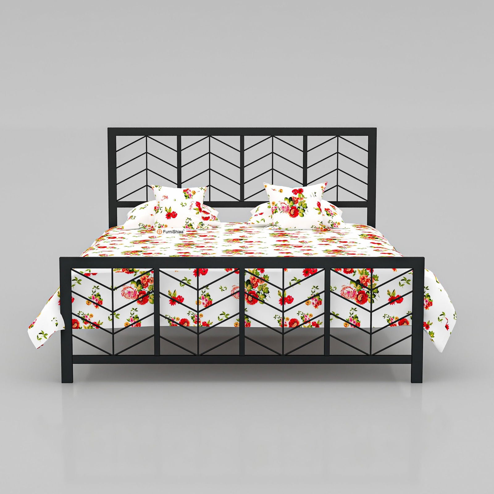 MetalCraft Minimalistic Iron Bed - Furnishiaa -  -